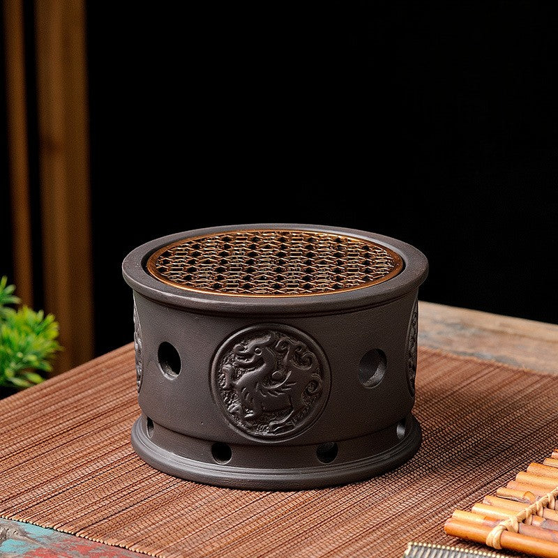 Teekanne Mit Stövchen Ton