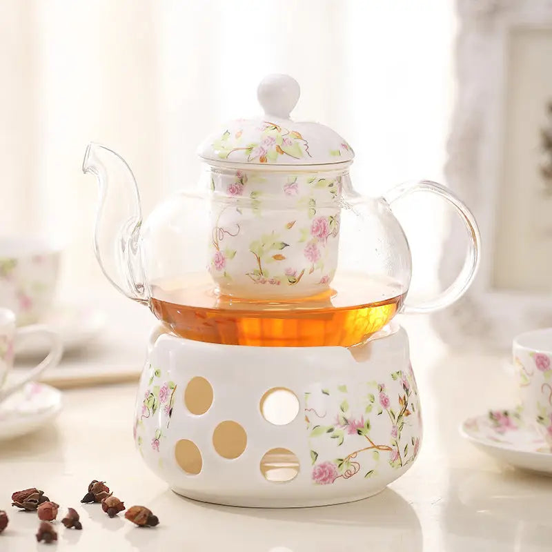 Teekanne Mit Stövchen Vintage