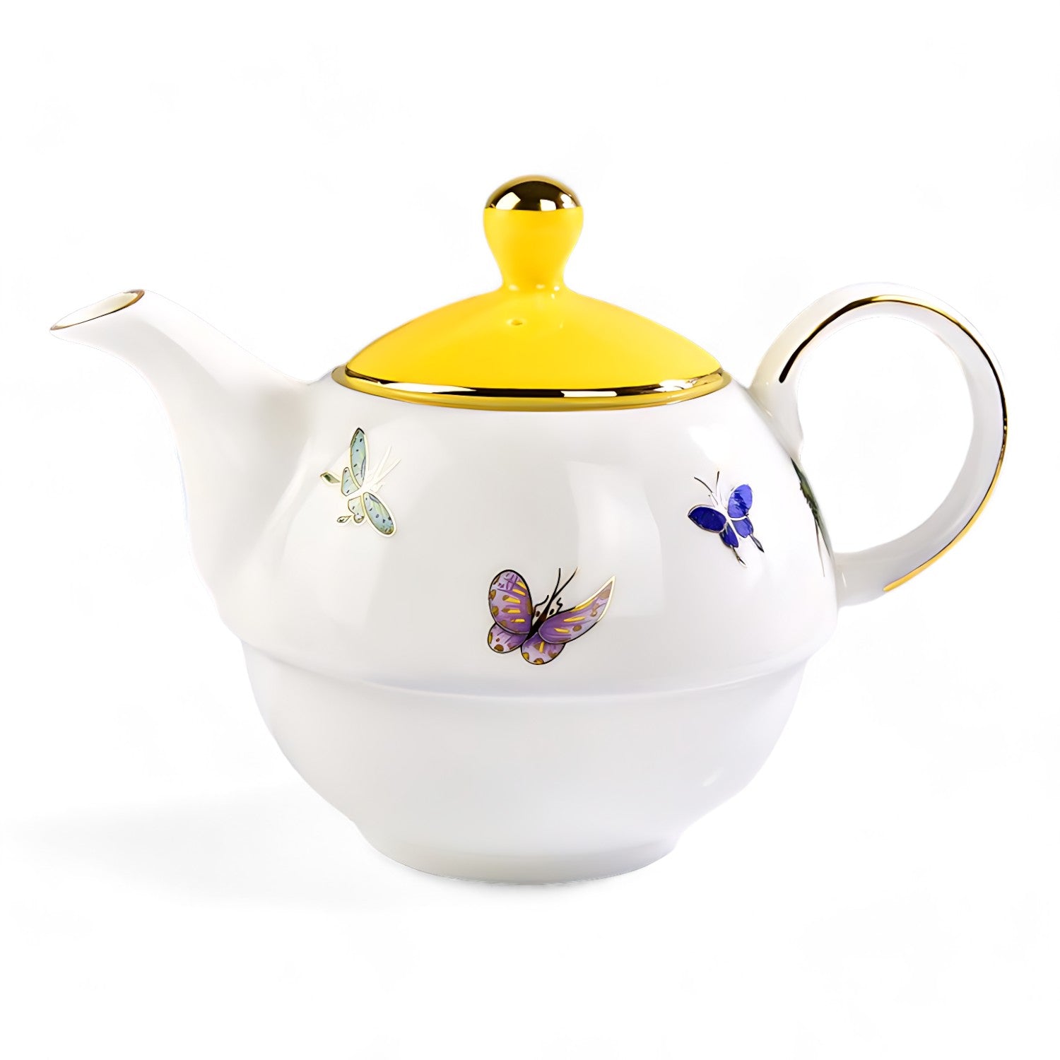 Teekanne Mit Tasse Für Eine Person