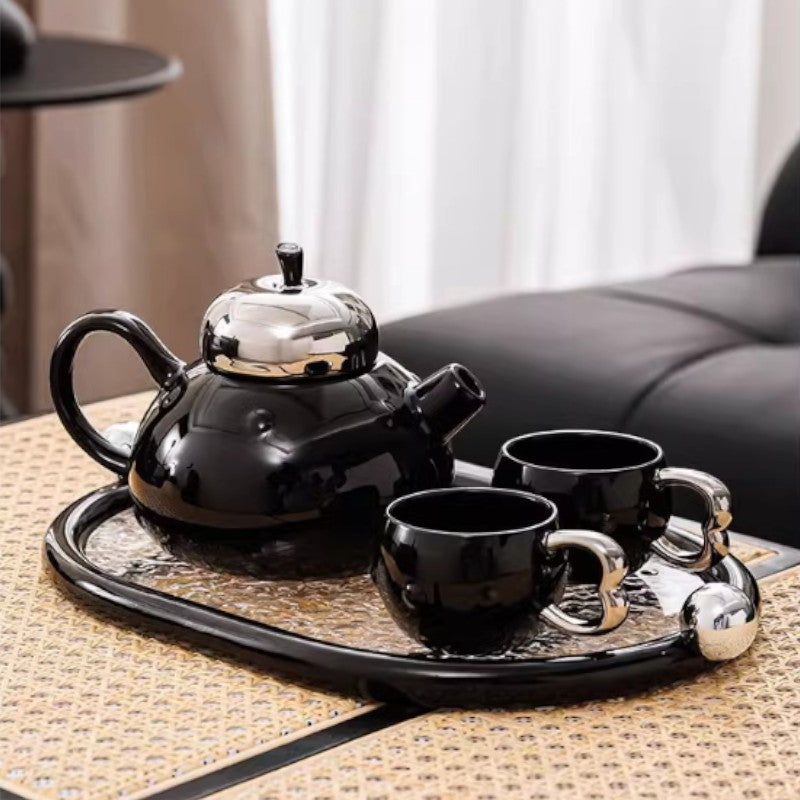 Teekanne Mit Tasse Gastronomie