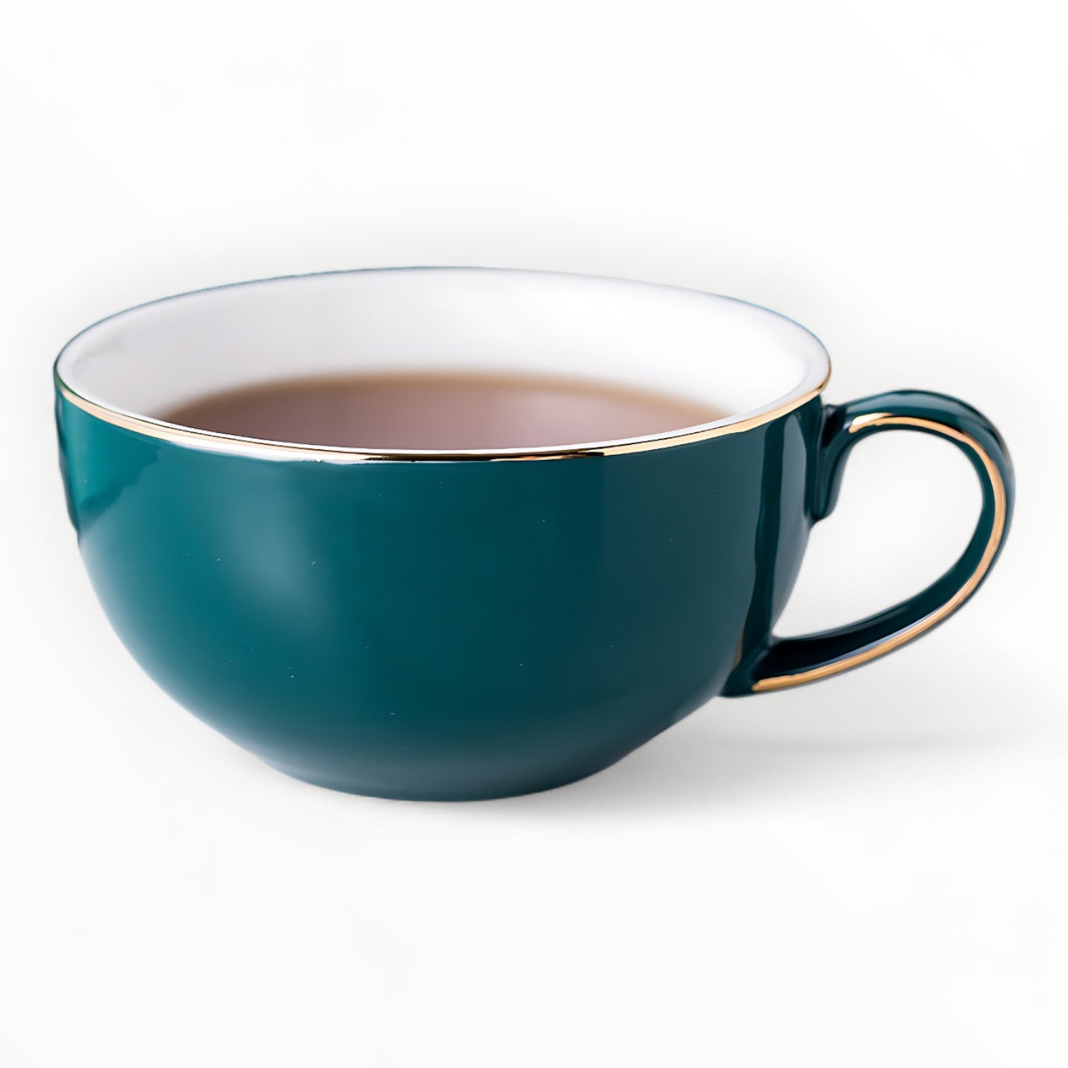 Teekanne Mit Tasse Integriert Grün