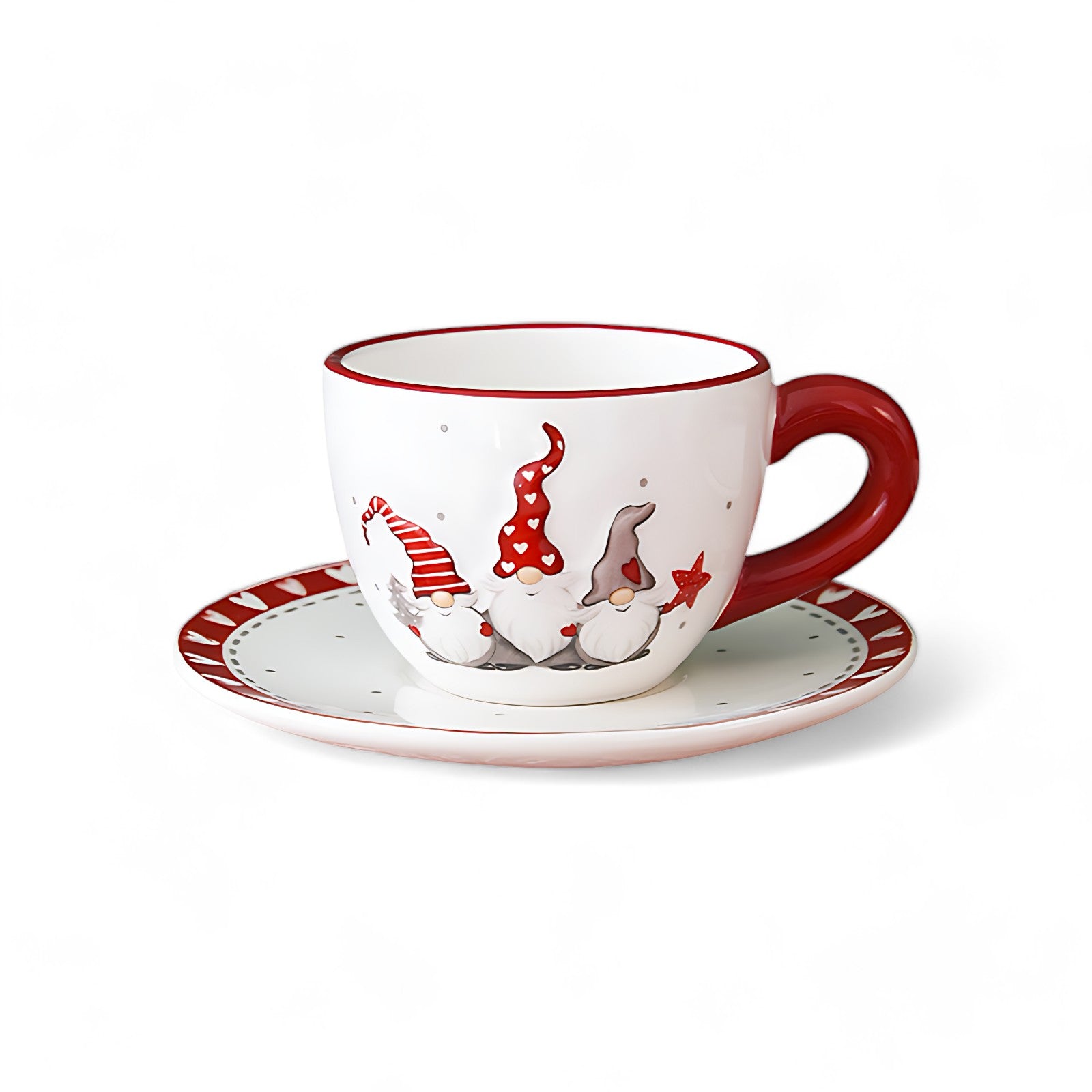 Teekanne Mit Tasse Weihnachten