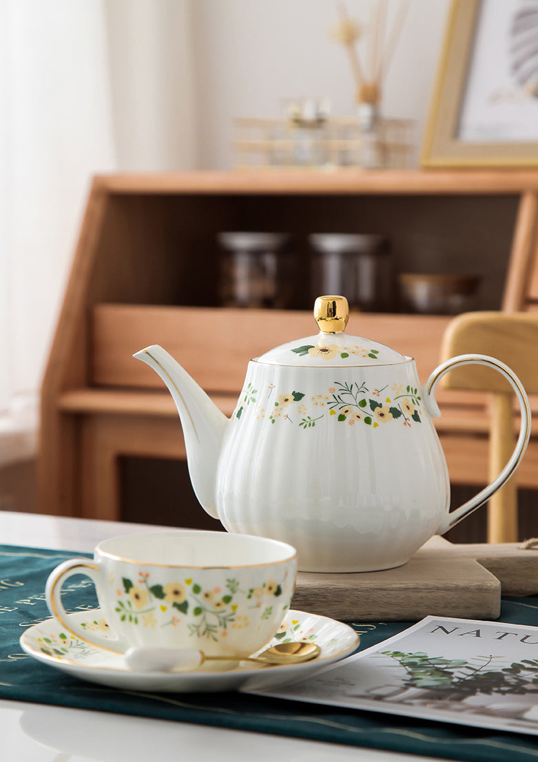 Teekanne Porzellan Groß Alt