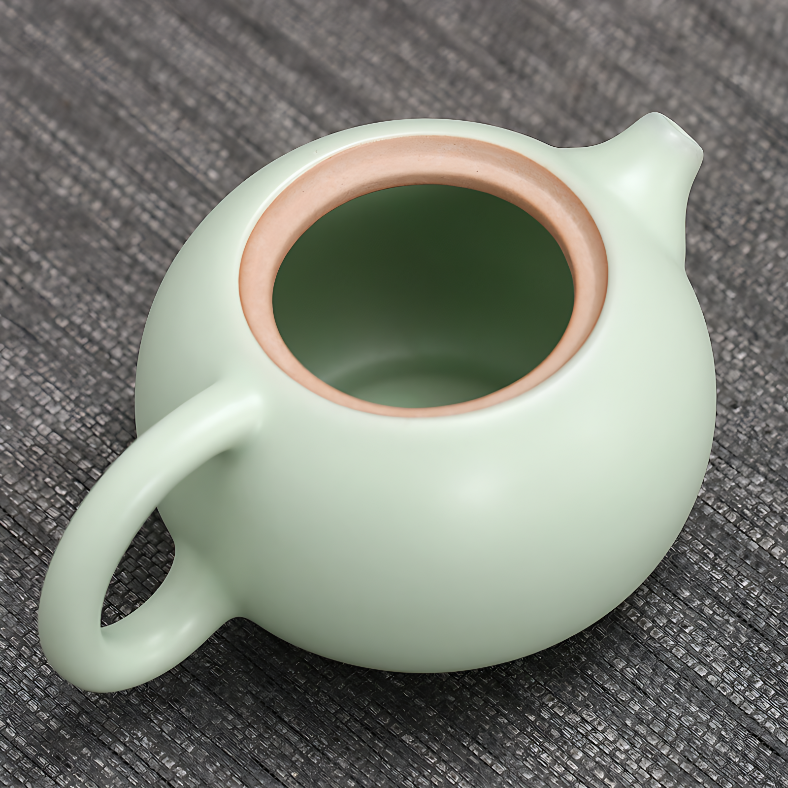 Teekanne Porzellan Grün