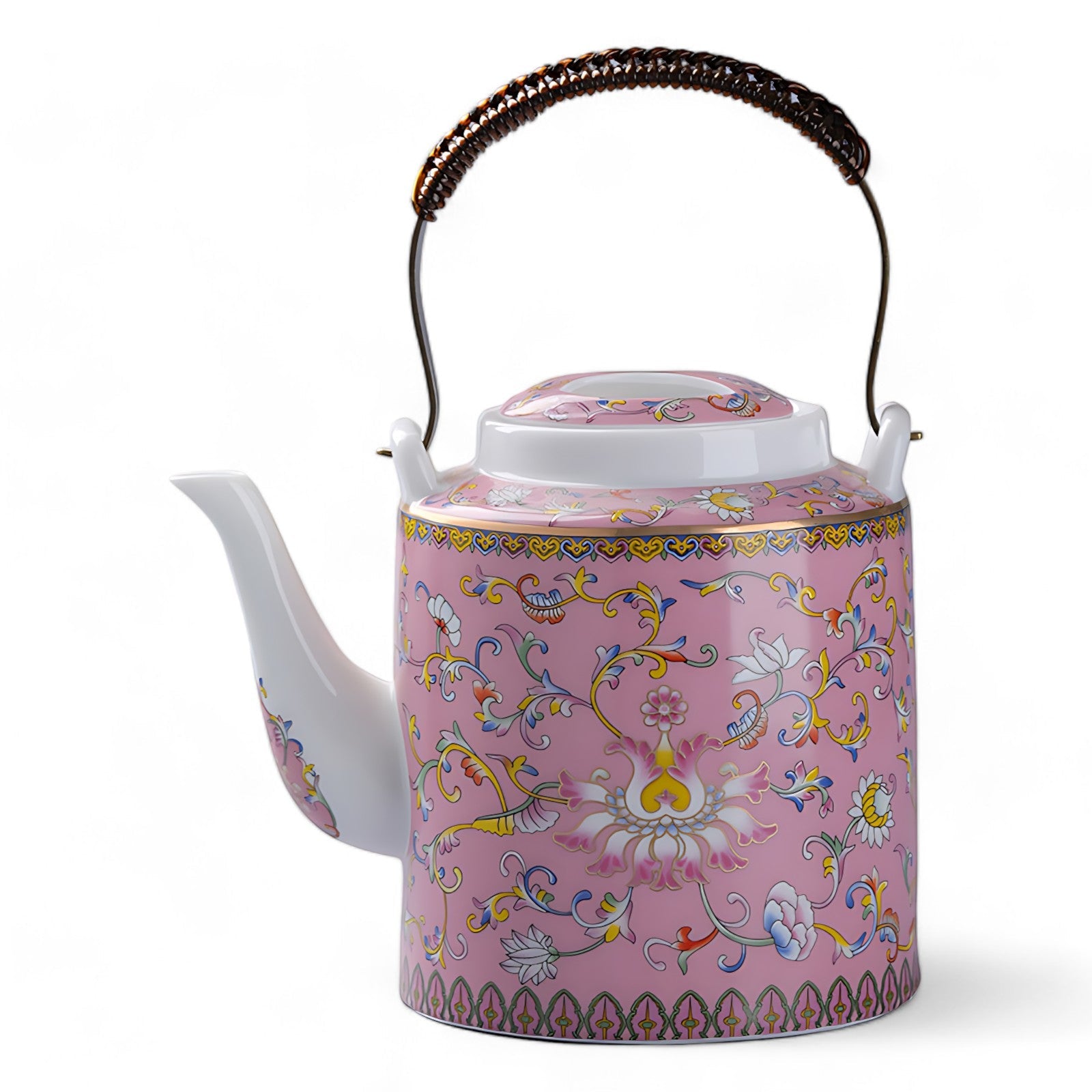 Teekanne Porzellan Isoliert