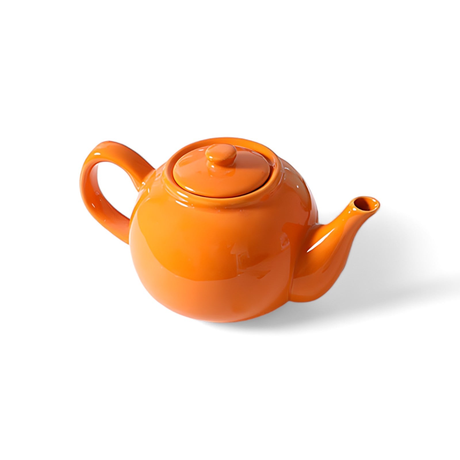 Teekanne Porzellan Orange