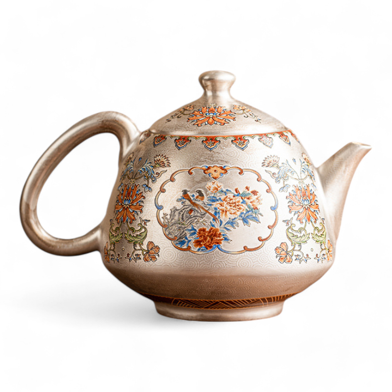 Teekannen Mit Tassen