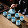 Teeservice Chinesisch Blau