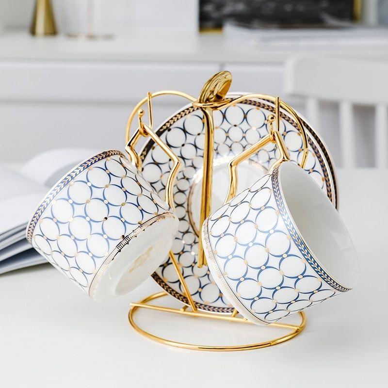 Teeservice Englisch Weiß