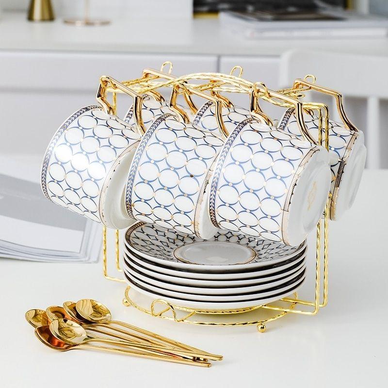 Teeservice Englisch Weiß