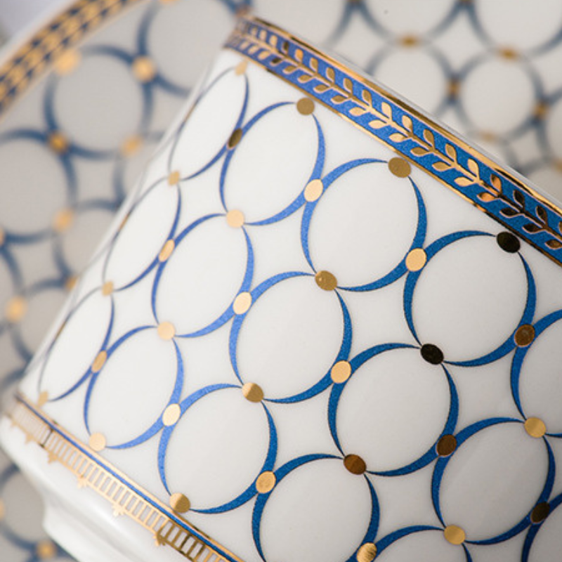 Teeservice Englisch Weiß