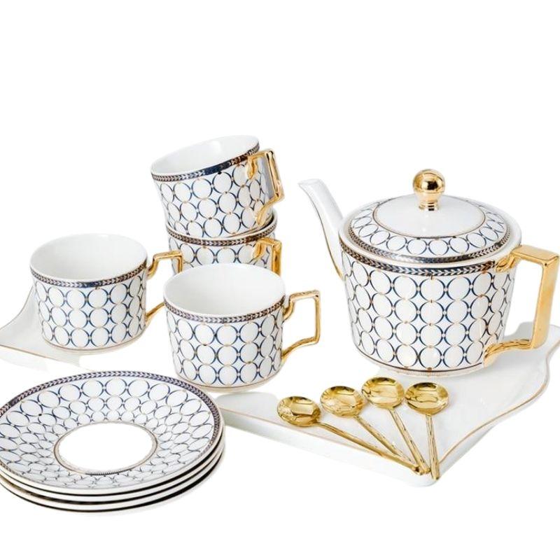 Teeservice Englisch Weiß