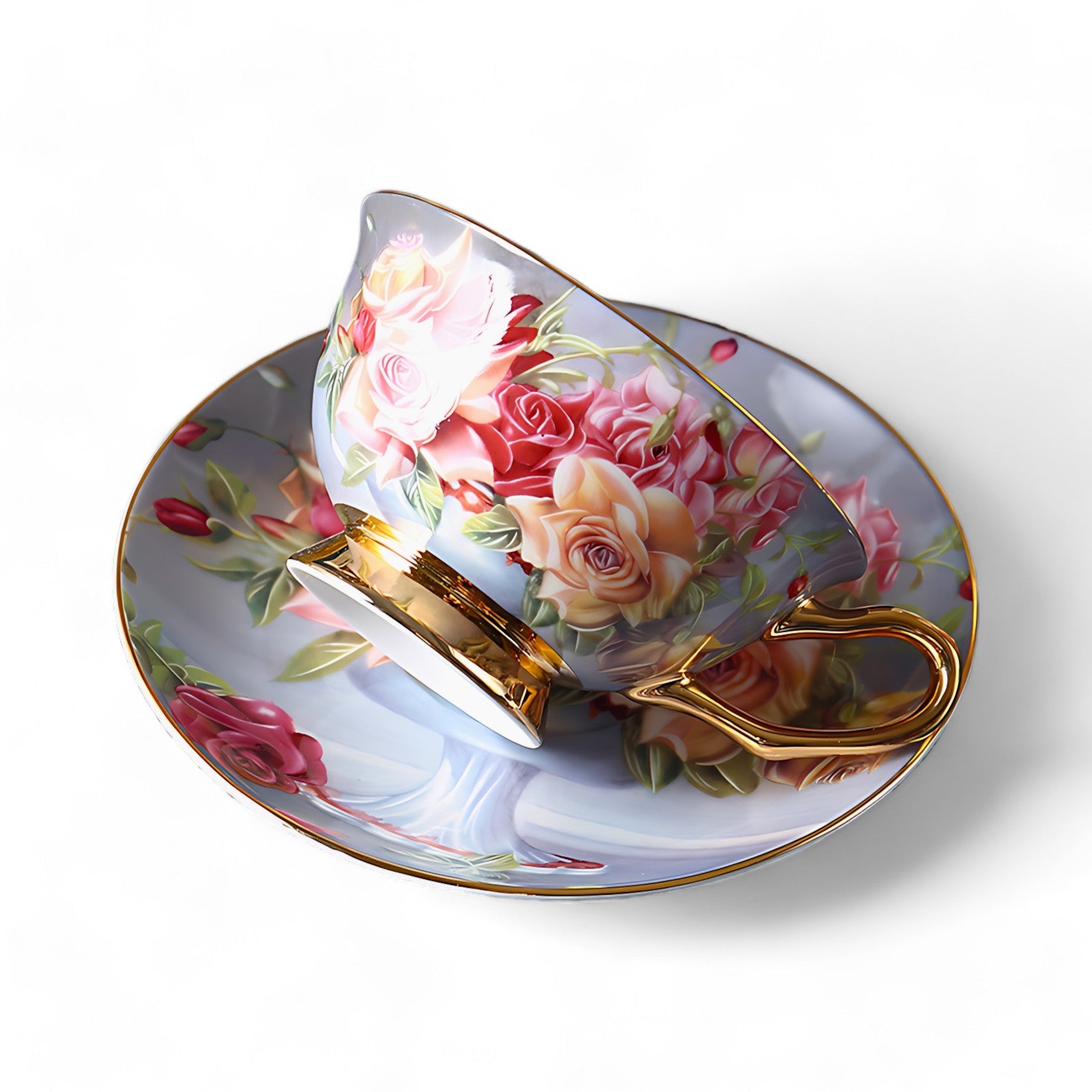 Teeservice Keramik Dänisch Vintage