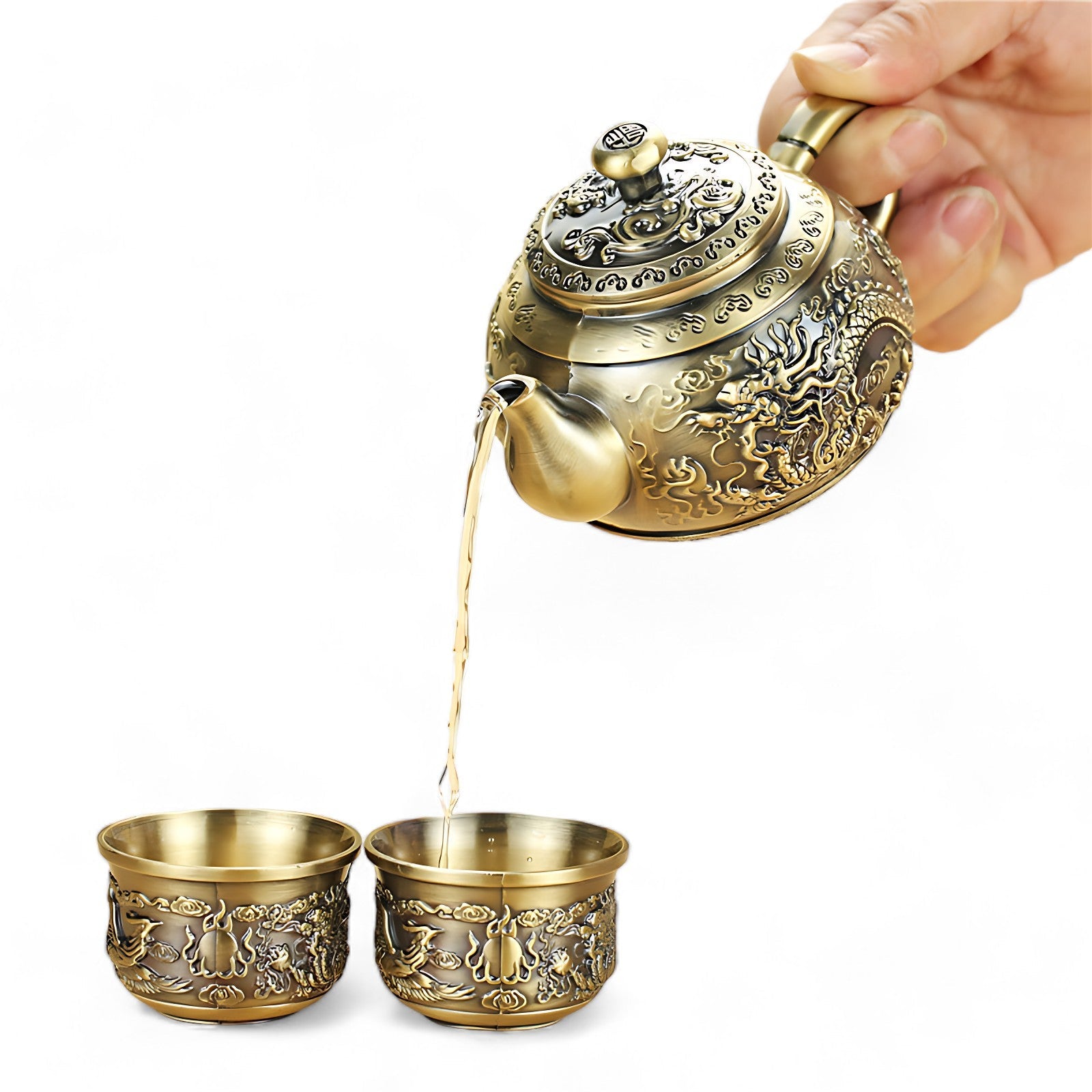 Teeservice Metall Chinesisch