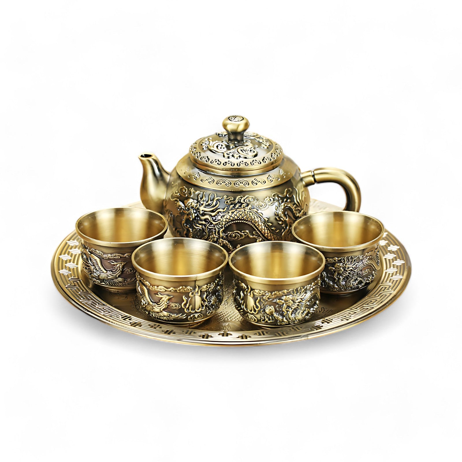 Teeservice Metall Chinesisch