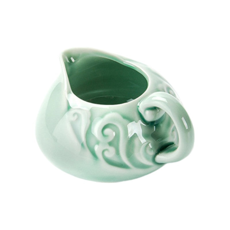 Teeservice Porzellan Dekor Blau