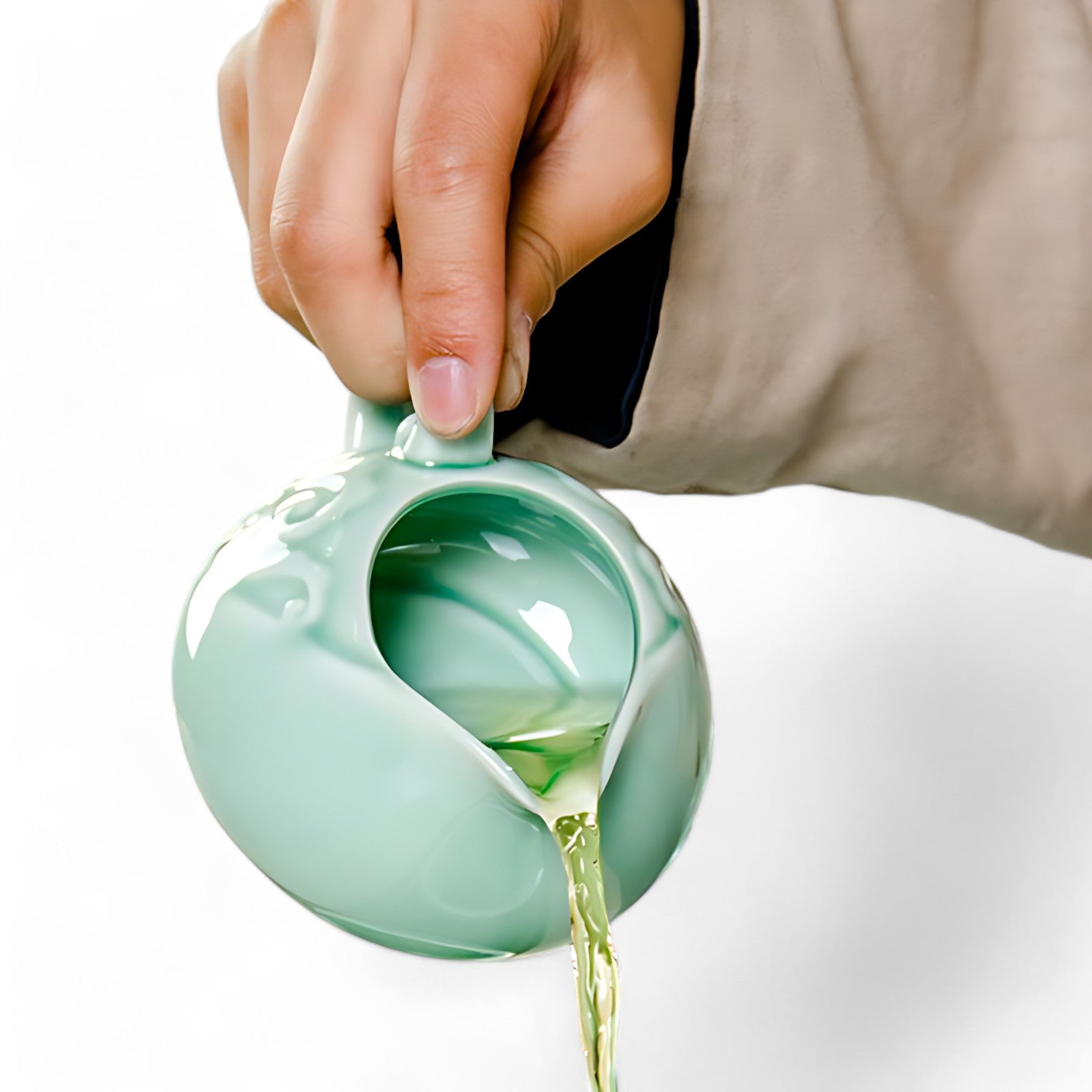 Teeservice Porzellan Dekor Blau