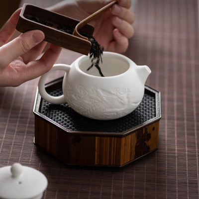 Teeservice Porzellan weiß