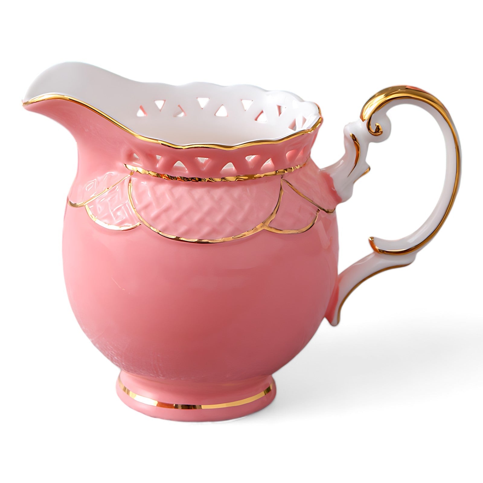 Teeservice Rosa Porzellan