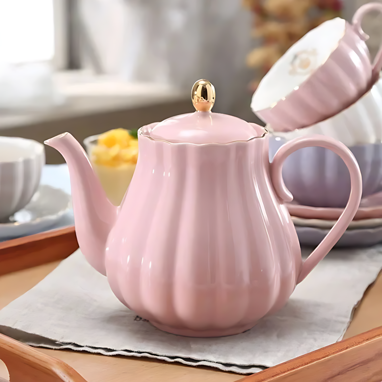 Teeservice Rosen Englisch