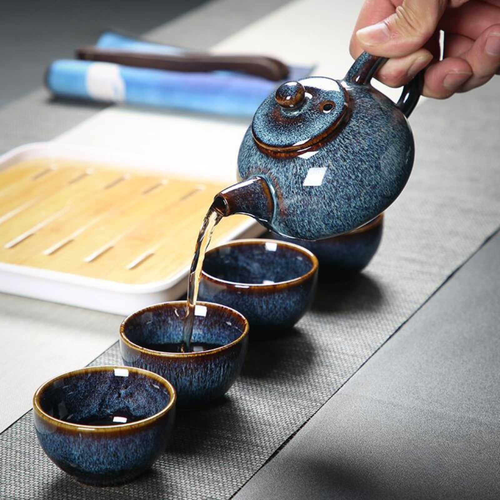 Teeservice Set Porzellan