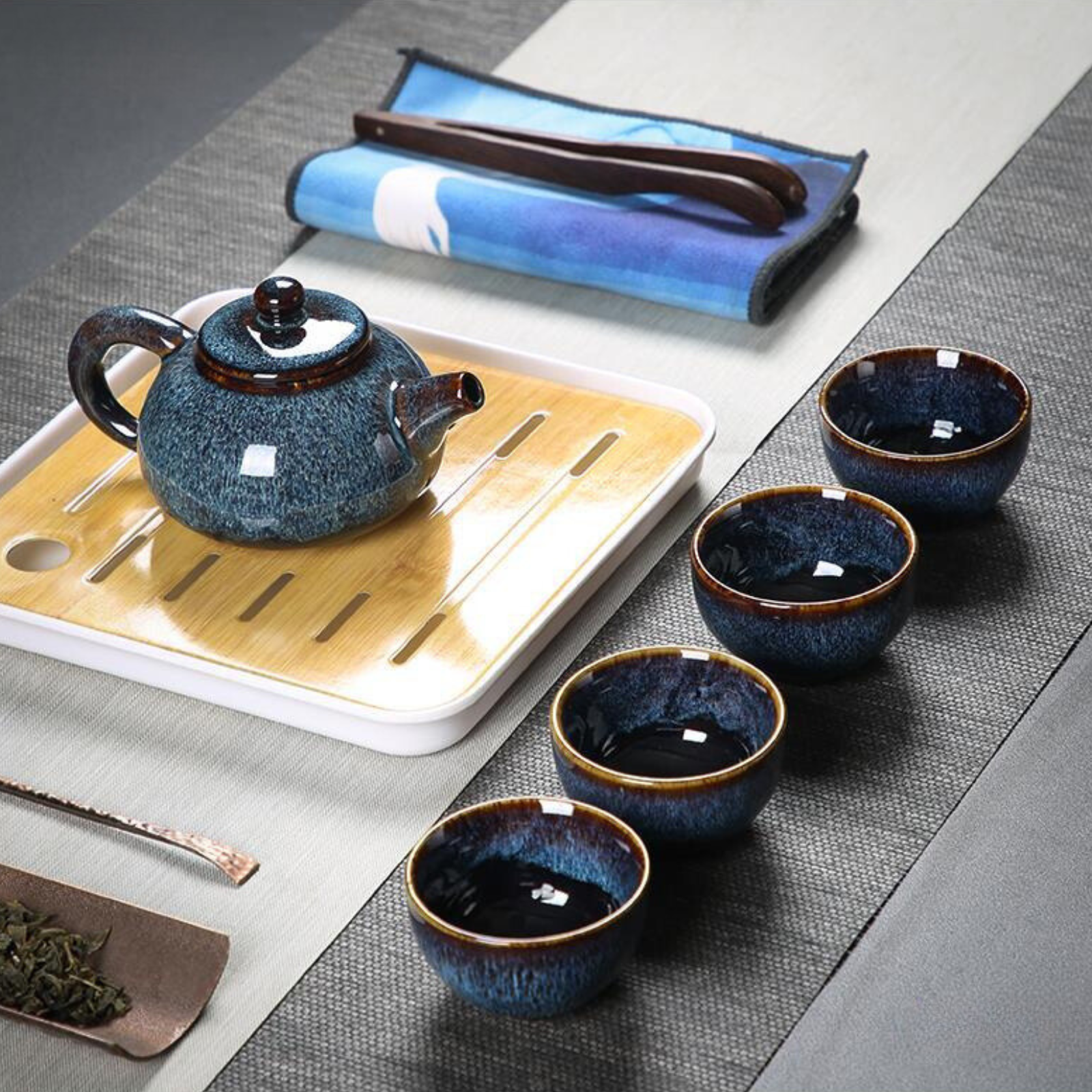 Teeservice Set Porzellan