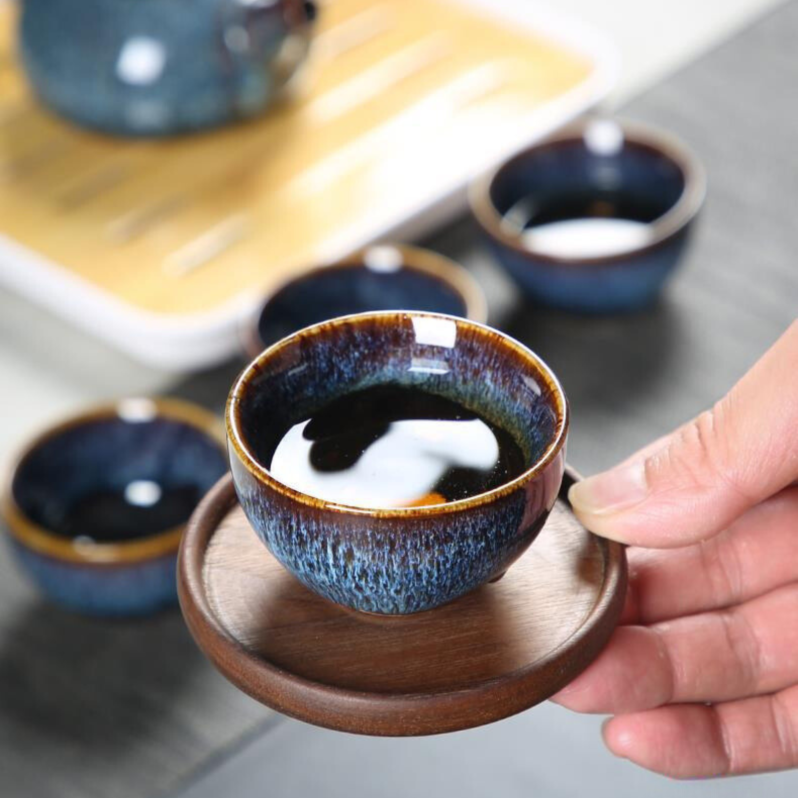 Teeservice Set Porzellan