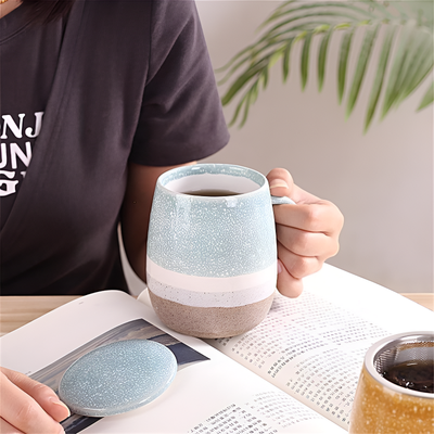 Teetasse mit Sieb Keramik