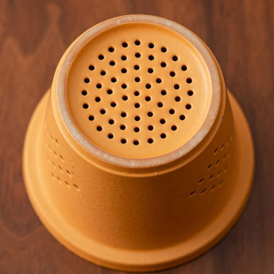 Teetasse mit Sieb und Deckel