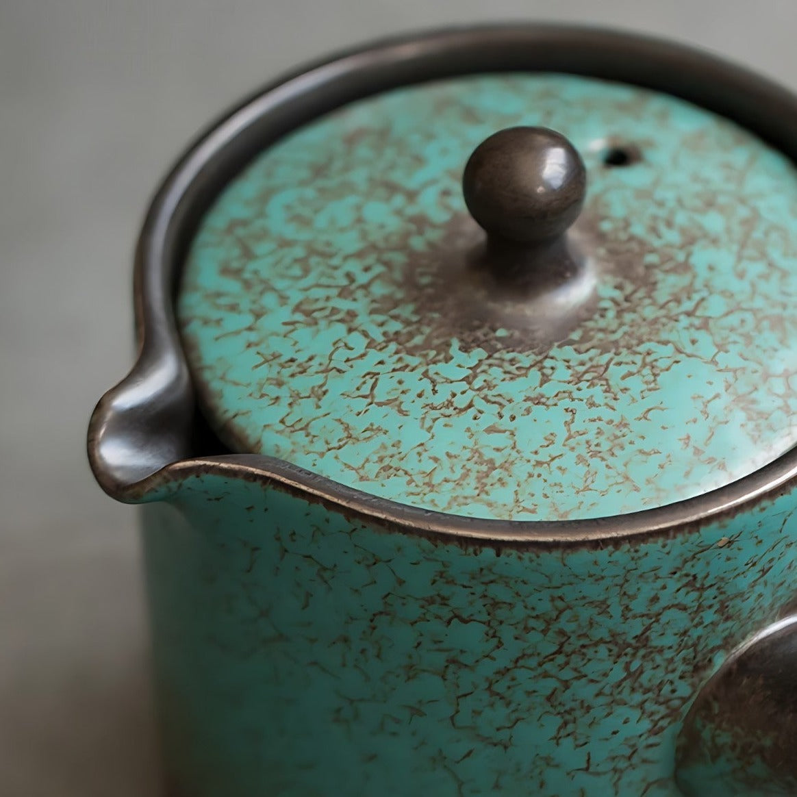 Thermoskanne aus Keramik-Design