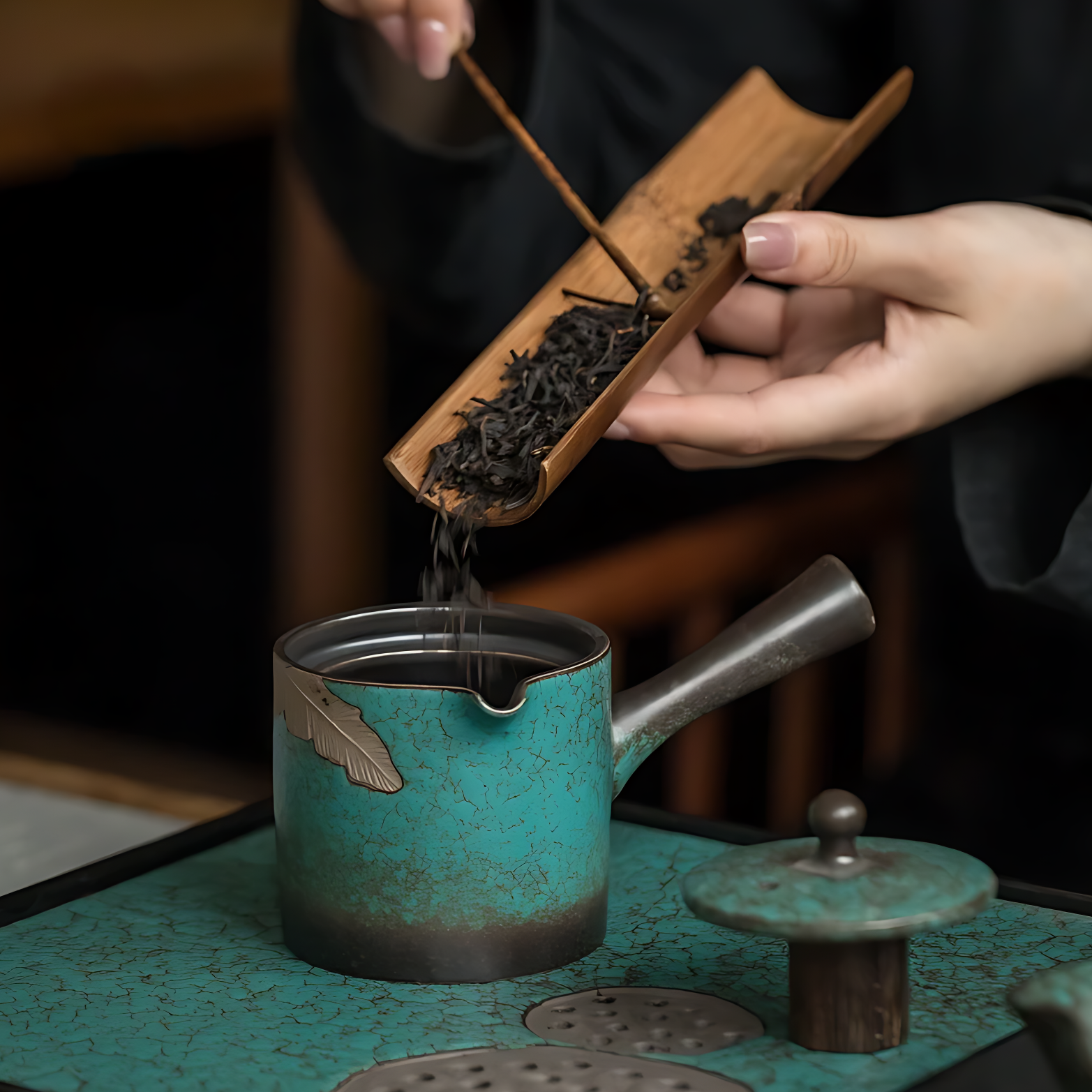 Thermoskanne aus Keramik-Design