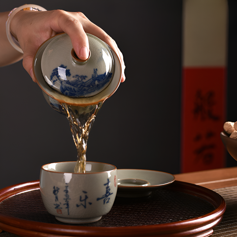 Traditioneller chinesischer Gaiwan