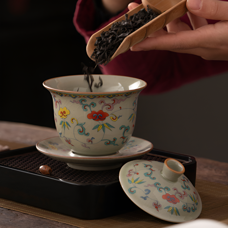 Traditioneller chinesischer Gaiwan