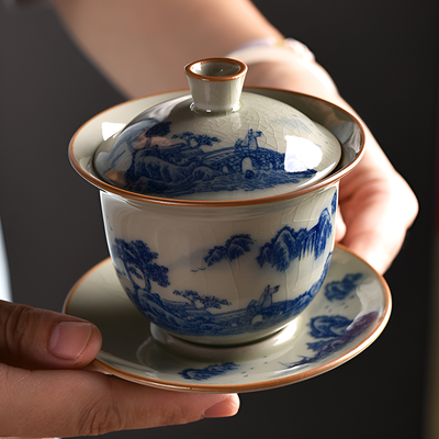 Traditioneller chinesischer Gaiwan