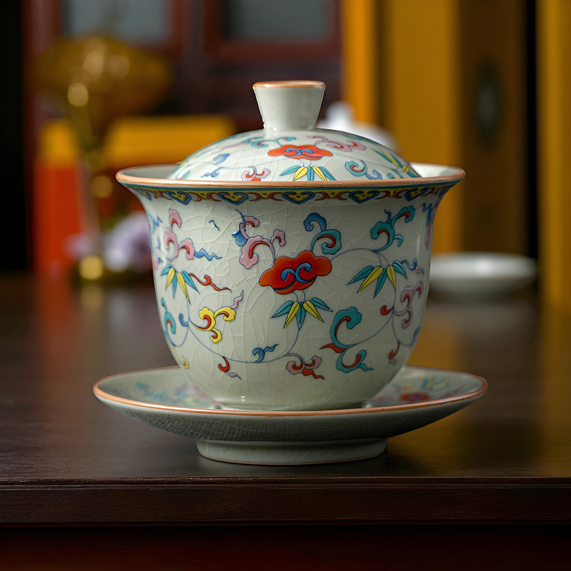 Traditioneller chinesischer Gaiwan