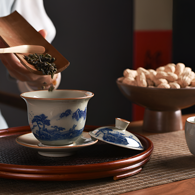 Traditioneller chinesischer Gaiwan