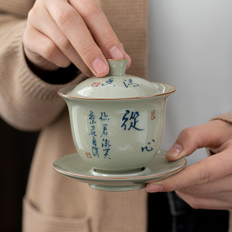 Traditioneller chinesischer Gaiwan
