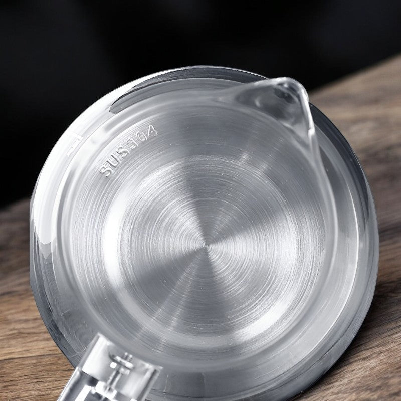 Transparente elektrische Teekanne