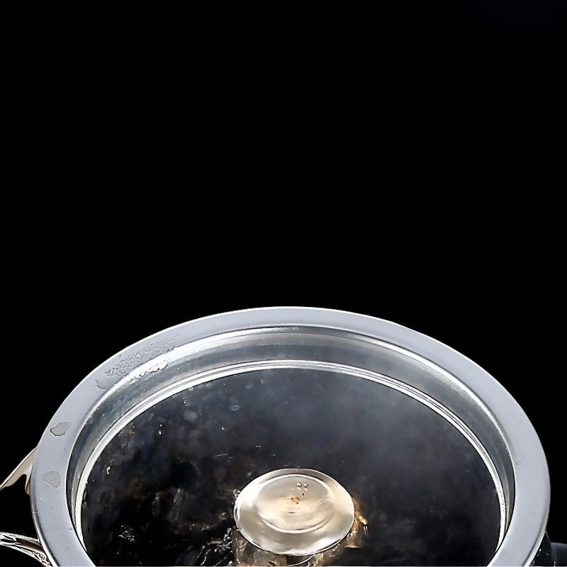 Transparente elektrische Teekanne