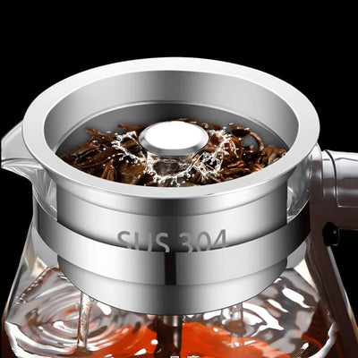 Transparente elektrische Teekanne