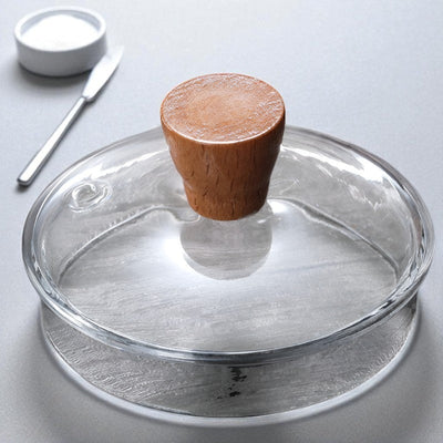 Transparente Glas Teekanne