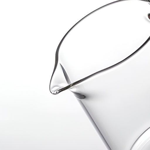 Transparente Glas-Teekanne mit Sieb