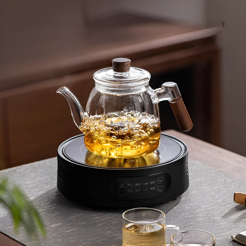 Transparente individuelle Teekanne