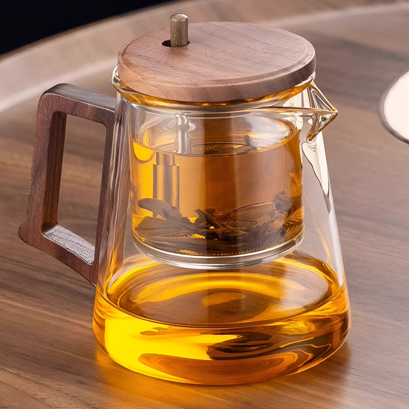 Transparente Teekanne 1 Person