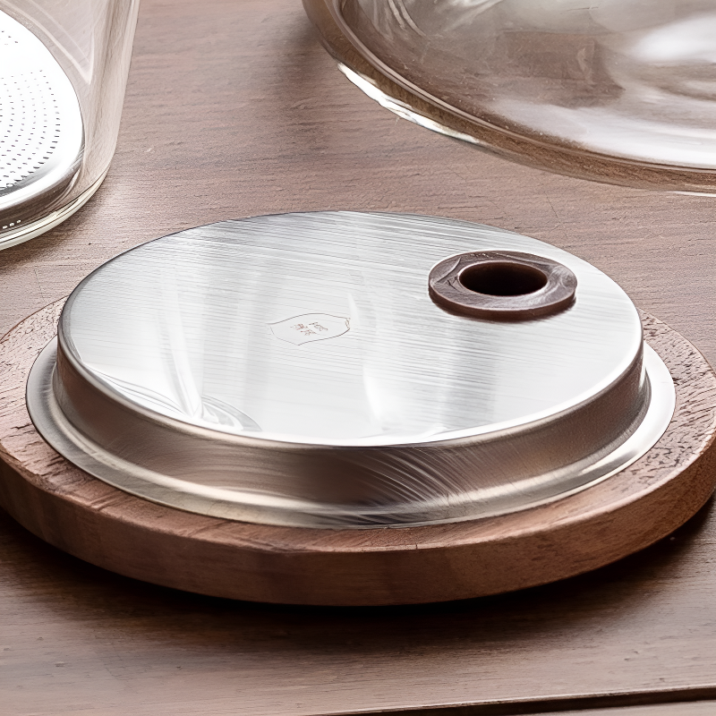 Transparente Teekanne 1 Person