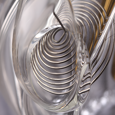 Transparente Teekanne 1l