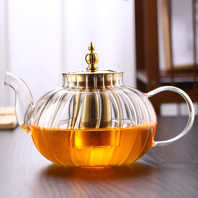 Transparente Teekanne 1l