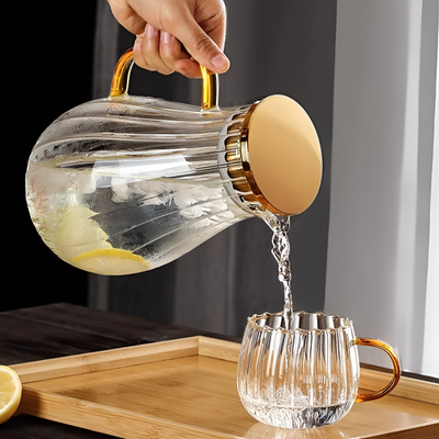 Transparente Teekanne 6-9 Personen