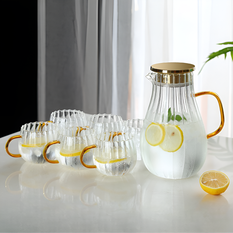 Transparente Teekanne 6-9 Personen