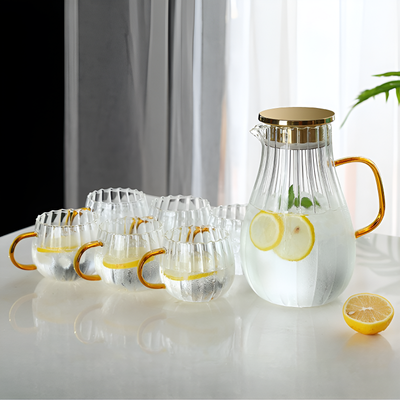 Transparente Teekanne 6-9 Personen